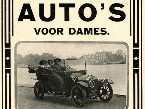 K-2, 14pk Spyker automobiel van dokter A.H. Vossenaar uit Hontenisse, ca. 1913. <br />Bron: collectie Conam, advertentie uit De Auto van oktober 1913.