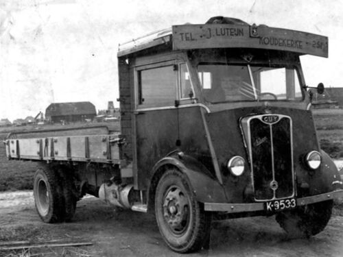 K-9533, Guy Vixen vrachtauto van J. Luteijn uit Koudekerke, ca. 1949.
Bron: www.facebook.com, Transport in Zeeland, geplaatst door Dick-Jan Thuis, 24-11-2020. 
