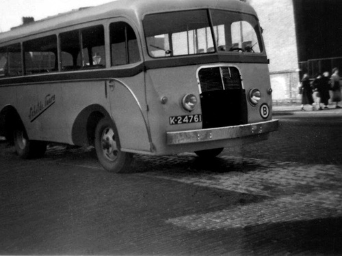 K-24761, Ford/Werkspoor bus 1 van Schelde Tours uit Vlissingen, 1950.  
Bron: collectie Bram v. Fraassen, via Jan v. Egmond
