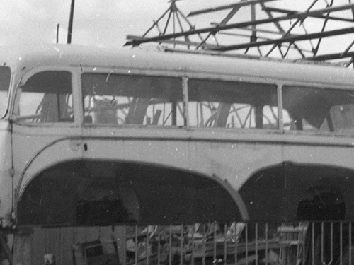 Ex K-24761, carrosserie van Ford/Werkspoor bus 15 van Gebr. v. Fraassen uit Vlissingen, ca. 1954. 
Bron: collectie S.O. de Raadt, via JvE
