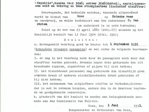 herkeuringsrapport gemeente Goes 1-6-1931 voor 3 maanden. 
Bron: archief Goes, via T.J. Rijn.