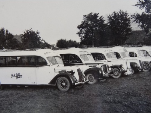 BADO (Borssele Autobus Dienst Onderneming) / de Muynck / (AMZ), complete buspark in 1942:
Vlnr: K-238, K-3926, K-4462, K-4262, K-4853, K-3923, K-3925, K-6335. 
Bron: collectie S.O. de Raadt, NCAD Helmond
